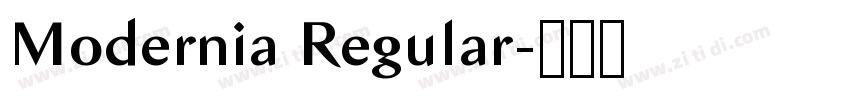 Modernia Regular字体转换 Modernia Regular字体转换